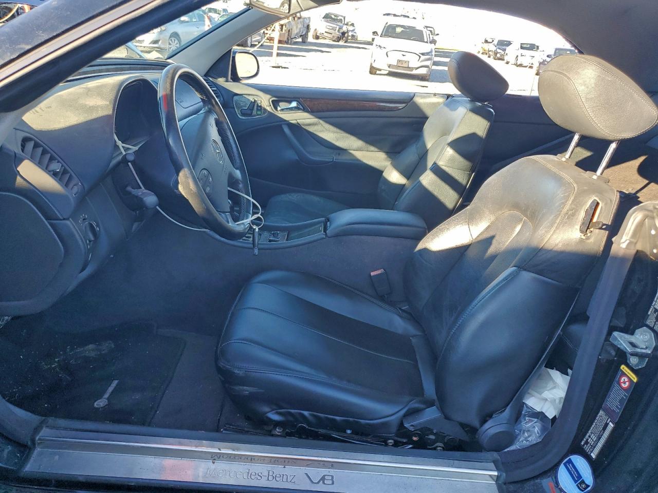 2002 Mercedes-benz Clk 430 Black vin: WDBLK70G42T112989
