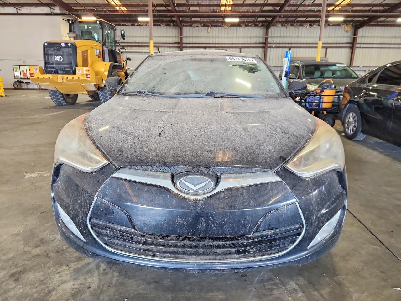 2012 Hyundai Veloster Base Black vin: KMHTC6AD8CU054101