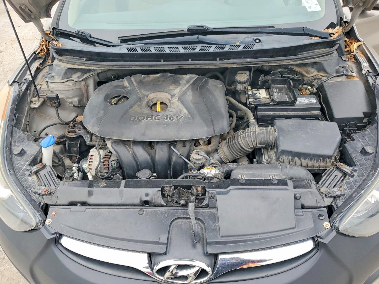 2013 Hyundai Elantra Gls Gray vin: 5NPDH4AE4DH387785