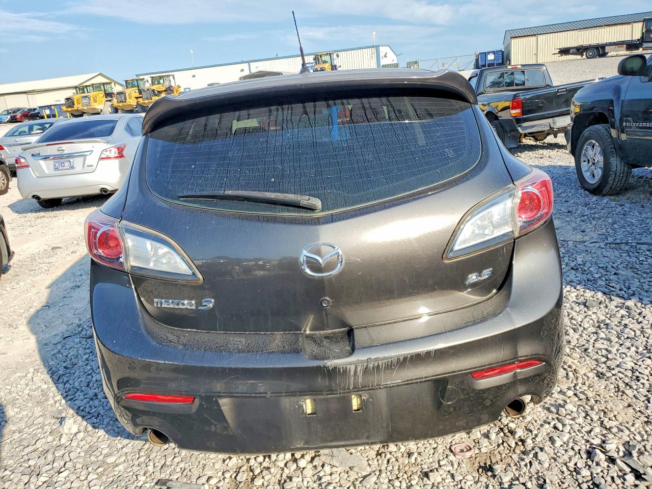 2010 Mazda 3 S Gray vin: JM1BL1H50A1237038