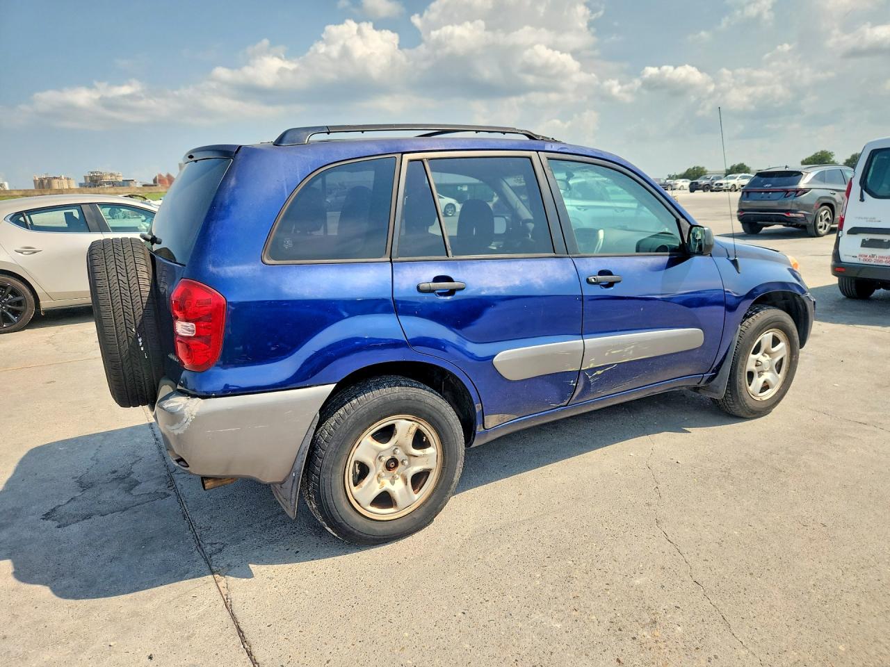 2005 Toyota Rav4 Base Blue vin: JTEHD20V856023184