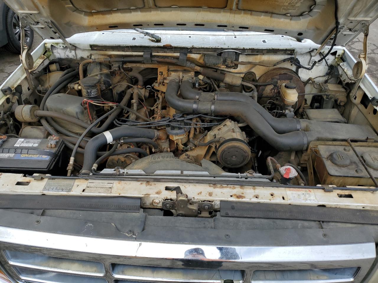 1993 Ford F250 White vin: 1FTHX25GXPKB86306