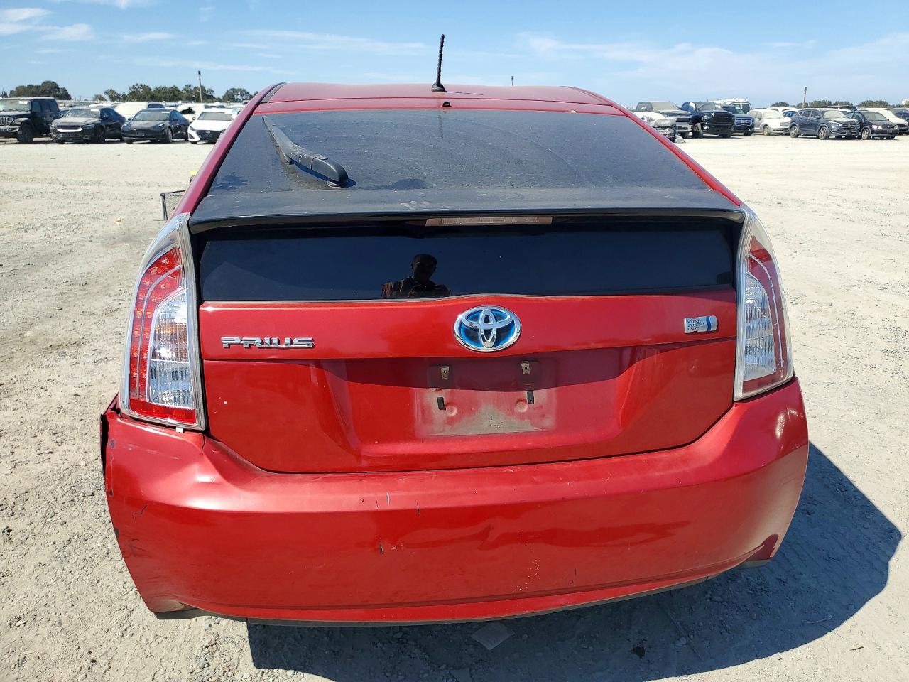 2013 Toyota Prius Two Red vin: JTDKN3DUXD0349634