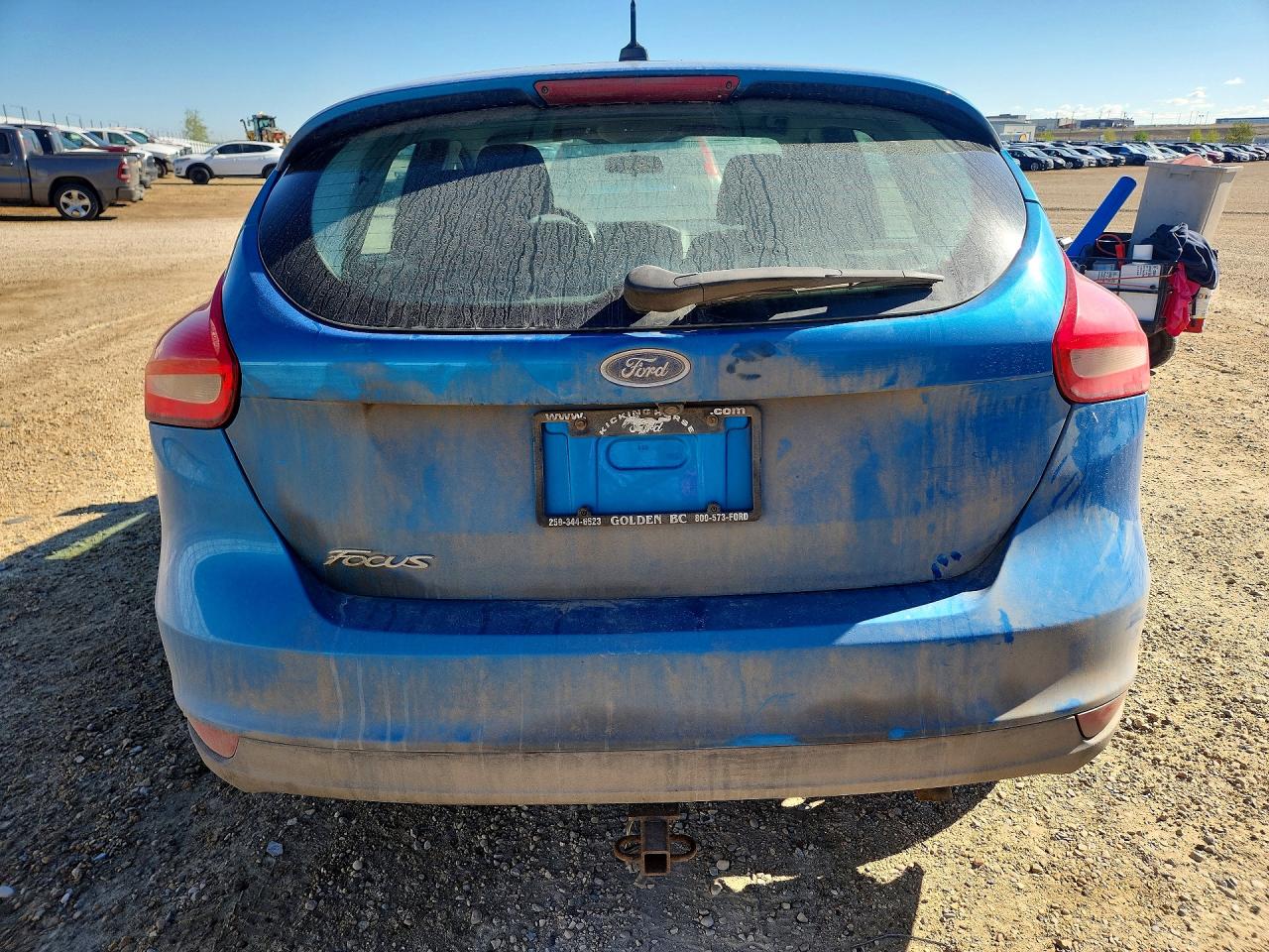 2017 Ford Focus Se Blue vin: 1FADP3K2XHL220467