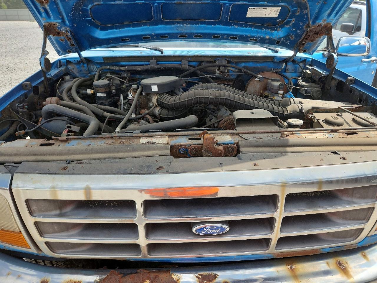 1994 Ford F150 Blue vin: 1FTEX14HXRKB89572