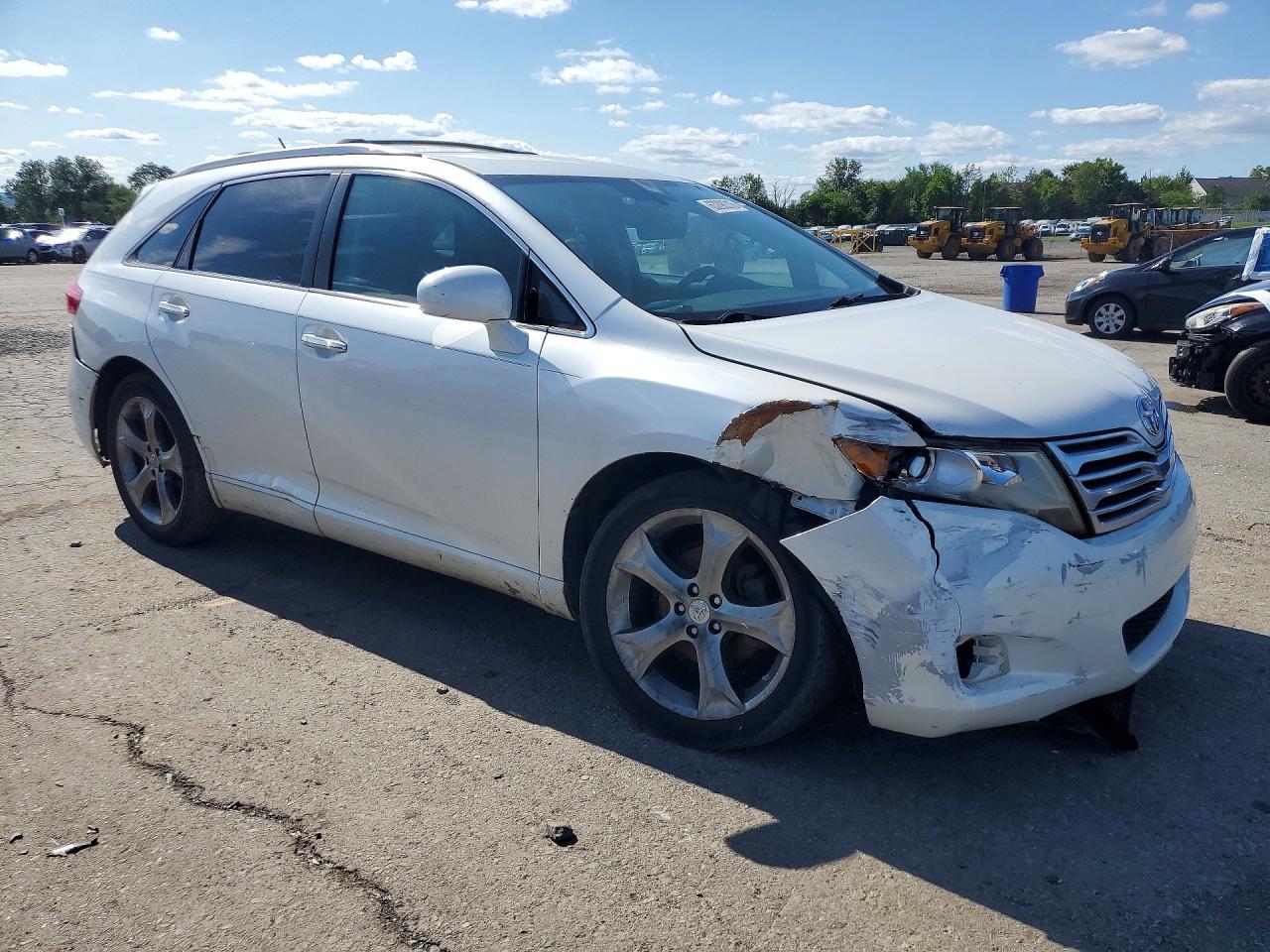 2009 Toyota Venza Awd V6 White vin: 4T3BK11A79U023283