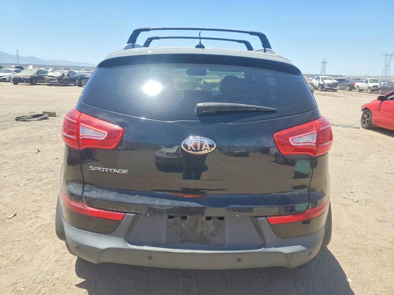 2013 Kia Sportage Lx Black vin: KNDPB3A21D7410832