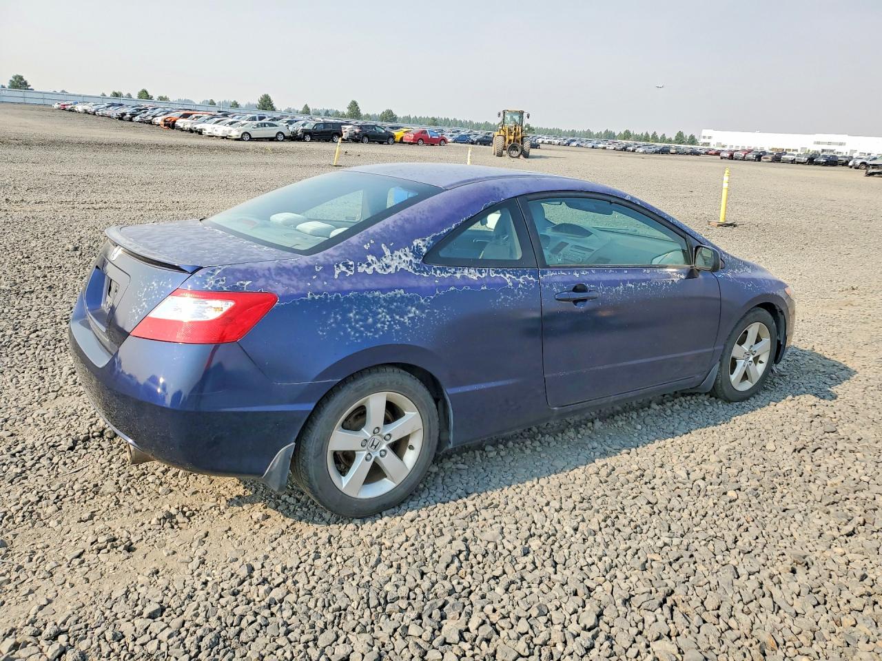 2007 Honda Civic Ex Blue vin: 2HGFG12837H501423