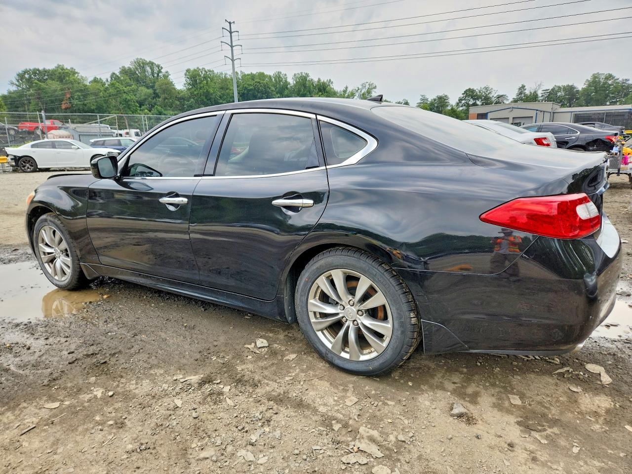 2013 Infiniti M37 Base Black vin: JN1BY1AP9DM513526