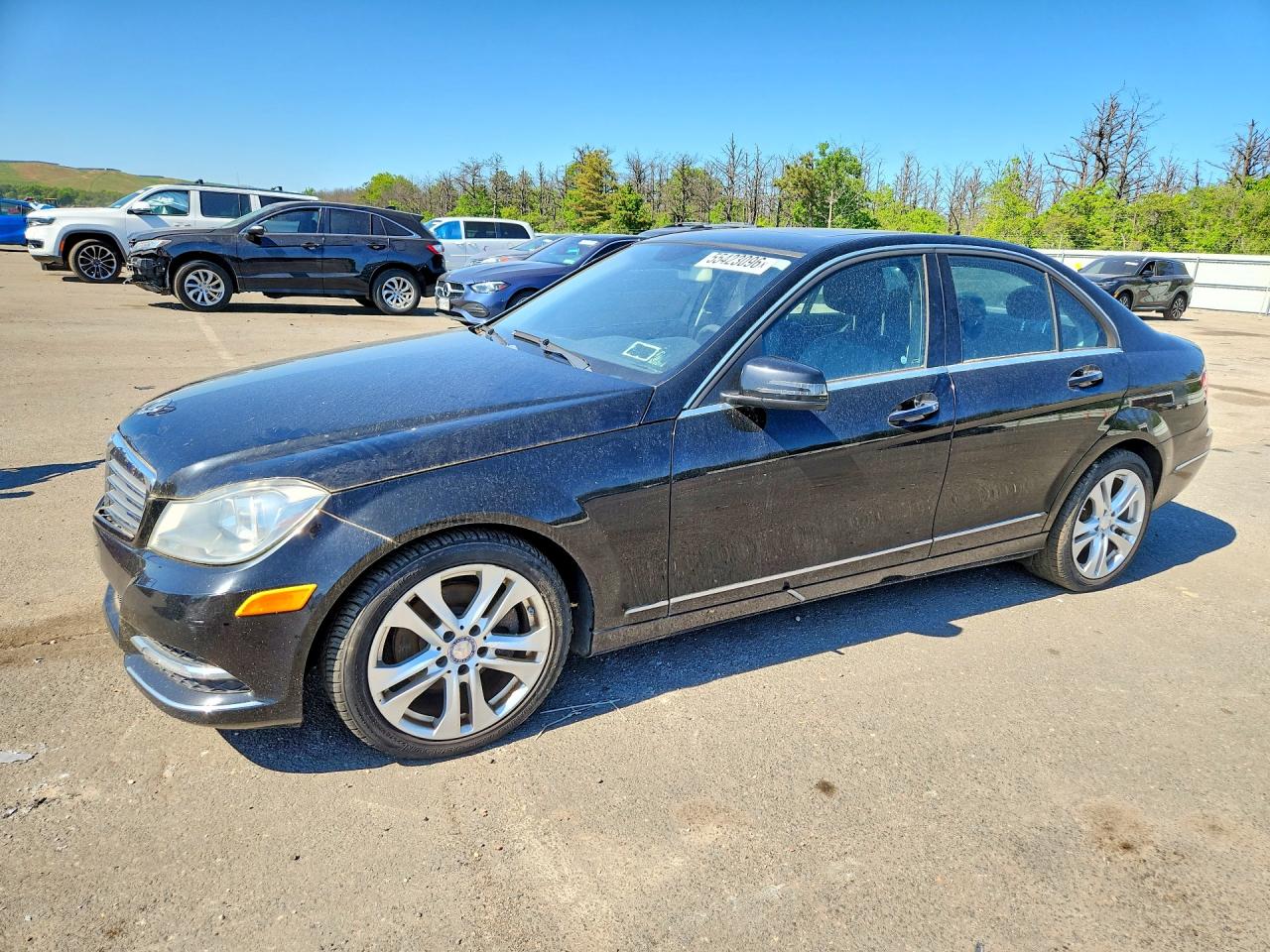 2013 Mercedes-benz C 250 Black vin: WDDGF4HB5DR273078