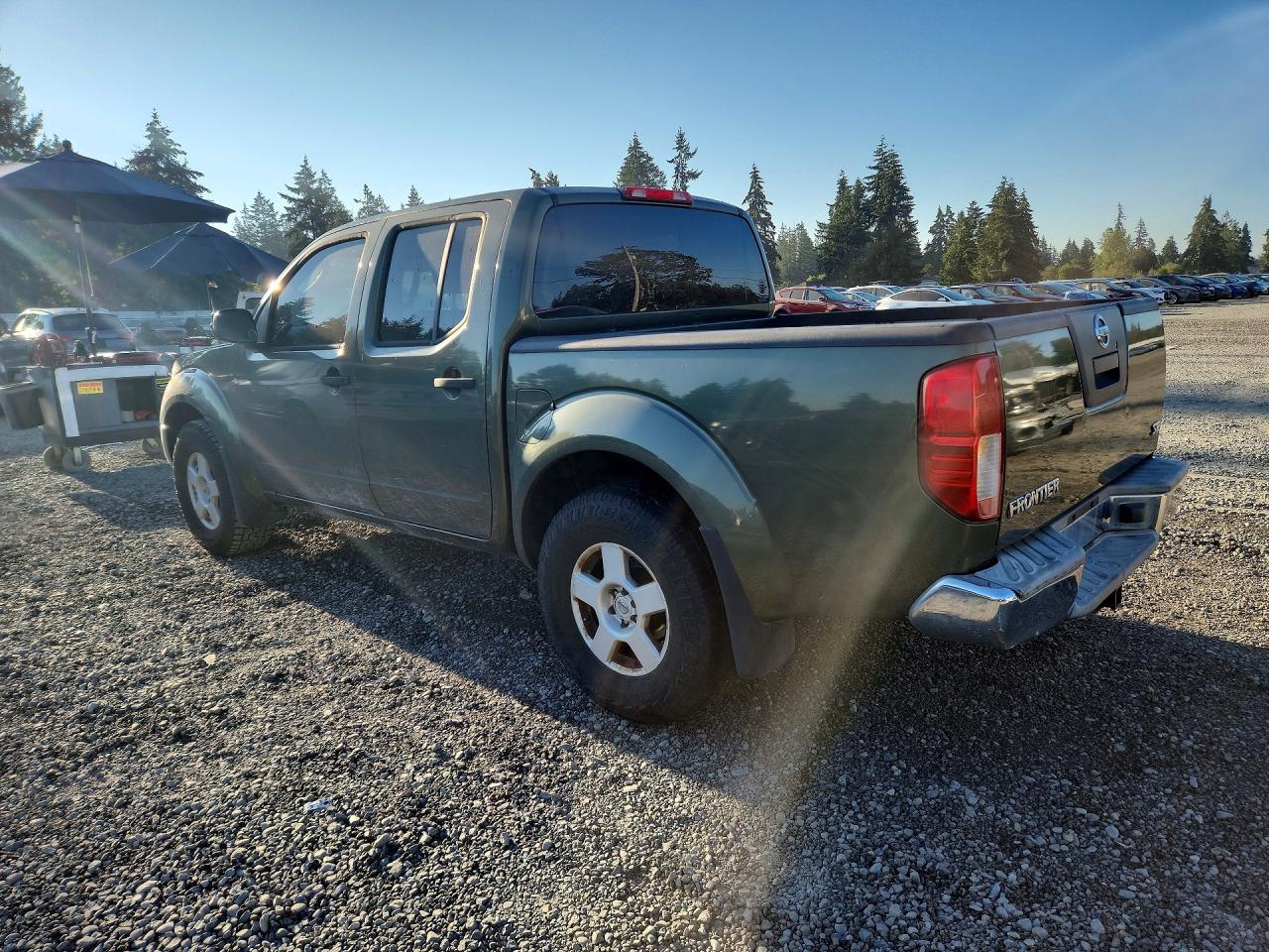 2005 Nissan Frontier Se Green vin: 1N6AD07W35C411592