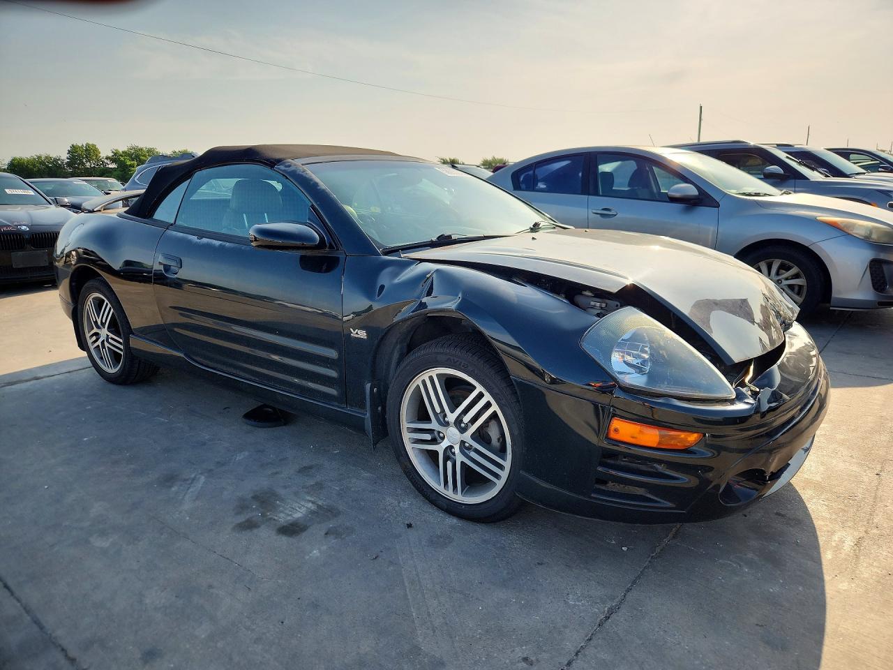 2003 Mitsubishi Eclipse Spyder Gts Black vin: 4A3AE75HX3E012402