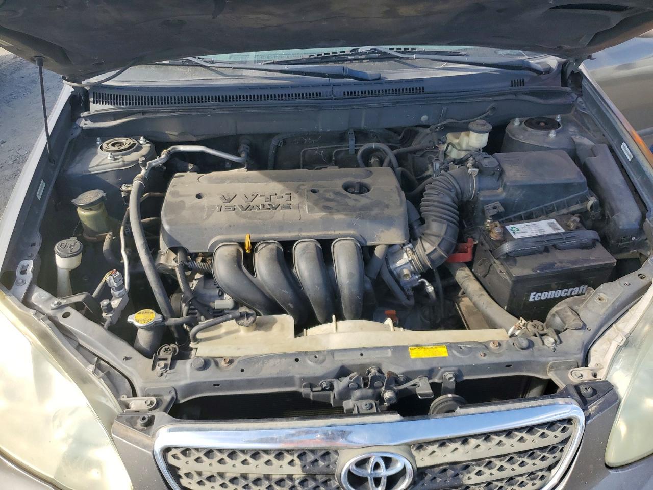 2007 Toyota Corolla Ce Gray vin: 1NXBR32E37Z866508