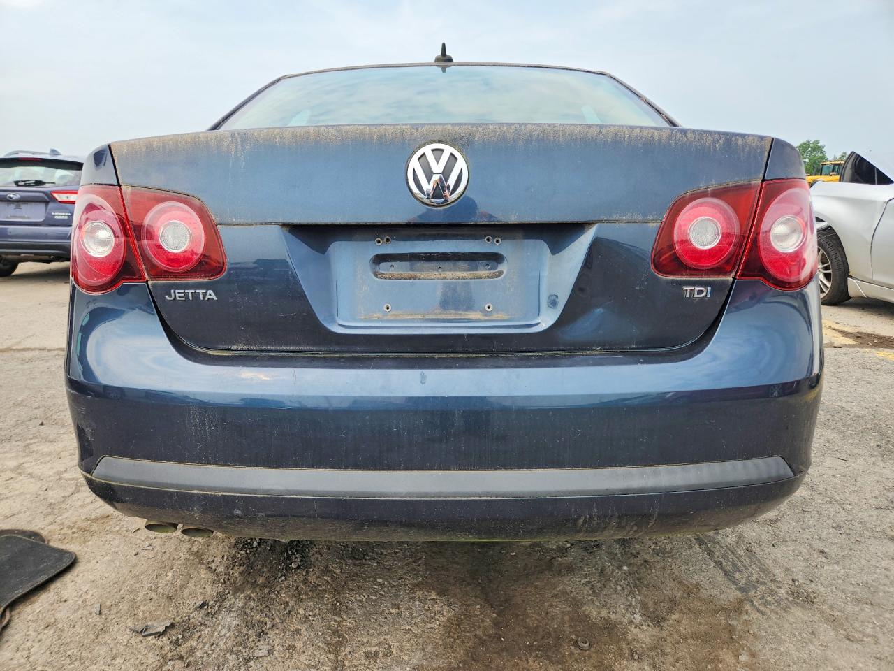 2009 Volkswagen Jetta Tdi Blue vin: 3VWRL71K29M046900