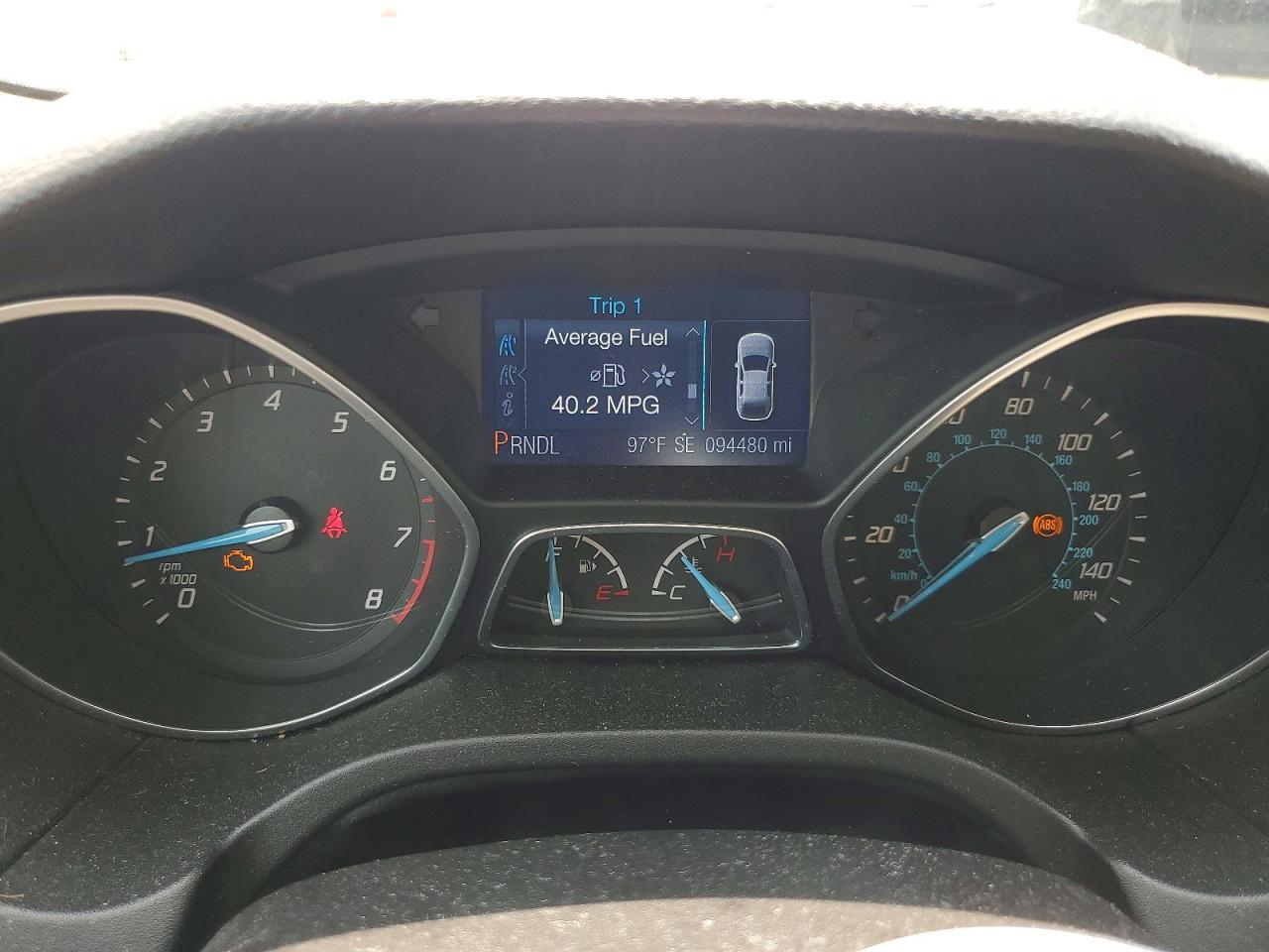 2014 Ford Focus Se Gray vin: 1FADP3F27EL107176