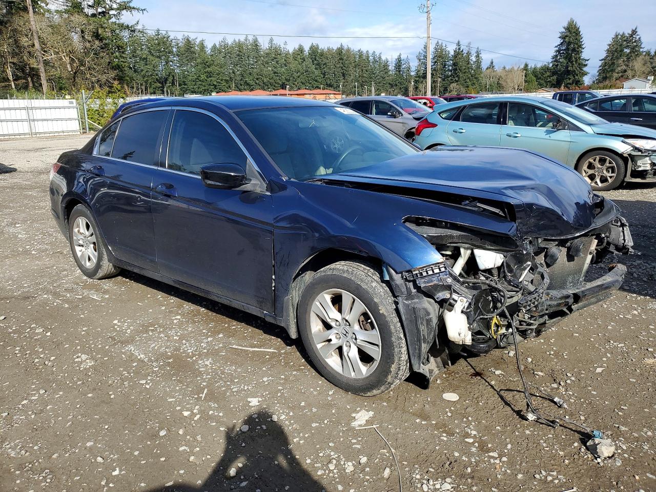 2008 Honda Accord Lxp Blue vin: JHMCP26468C067242