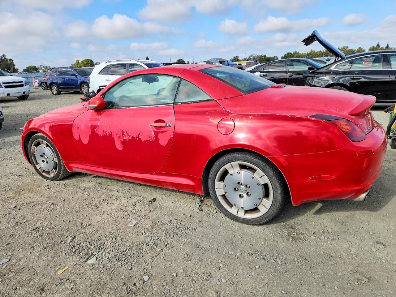 2002 Lexus Sc 430 Red vin: JTHFN48YX20010629