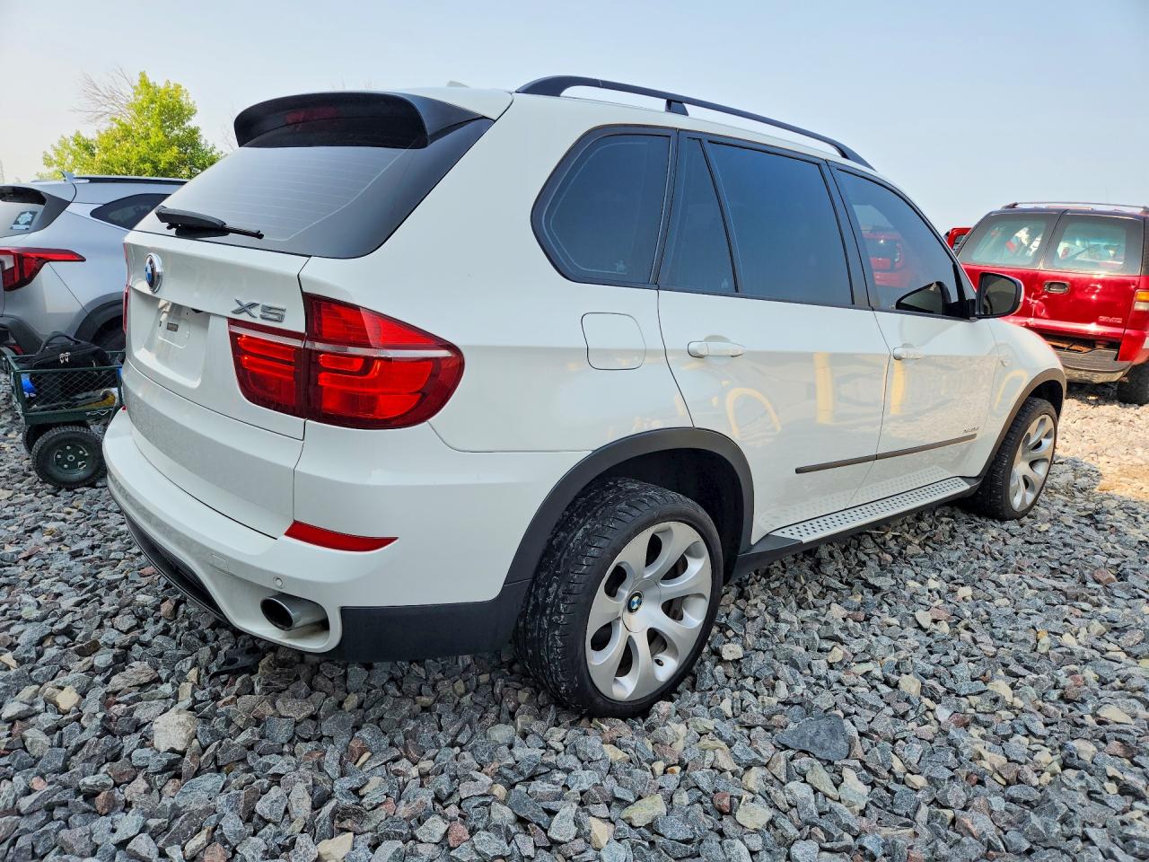 2011 Bmw X5 Xdrive35d White vin: 5UXZW0C59BL660762