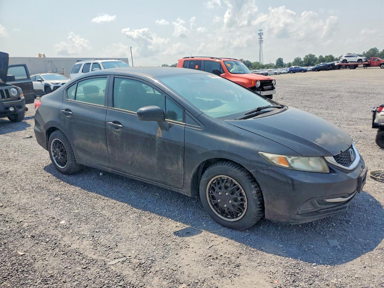 2014 Honda Civic Lx Black vin: 2HGFB2F59EH525310
