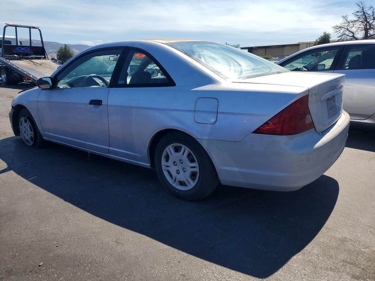 2001 Honda Civic Lx Silver vin: 1HGEM225X1L000460