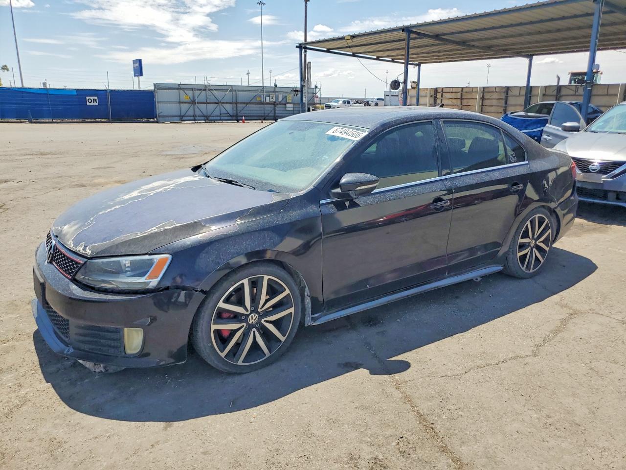 2013 Volkswagen Jetta Gli Black vin: 3VW567AJ2DM240526