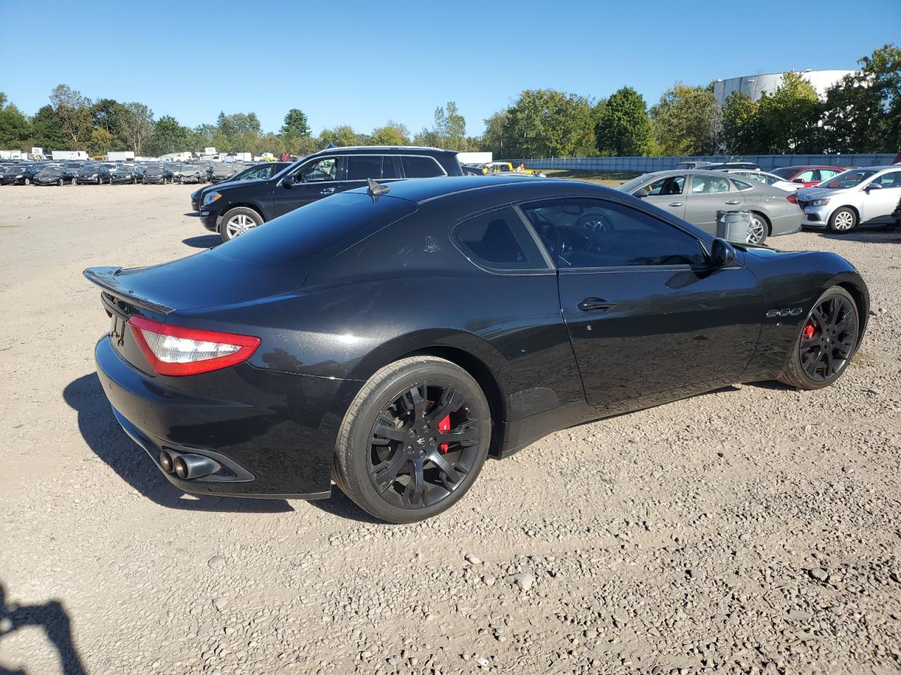 2008 Maserati Granturismo Black vin: ZAMGJ45A880040628