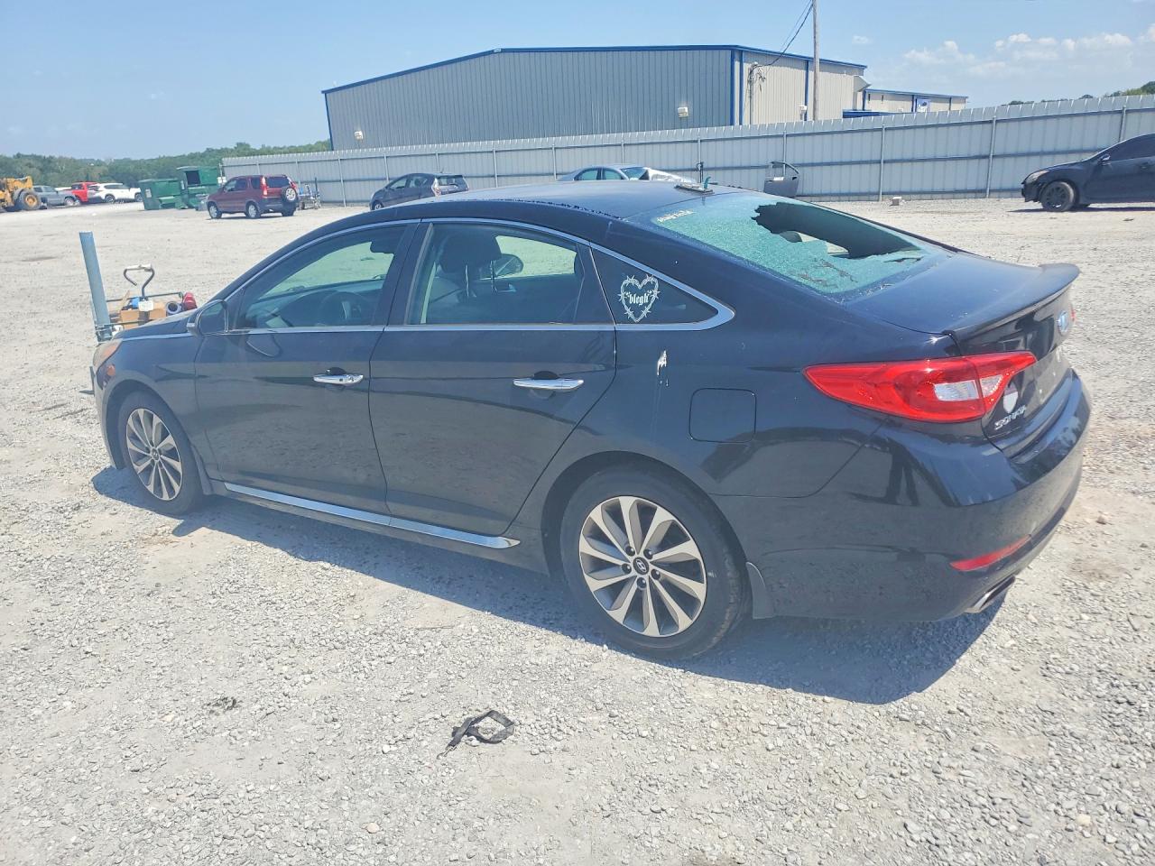 2015 Hyundai Sonata Sport Black vin: 5NPE34AF2FH181332