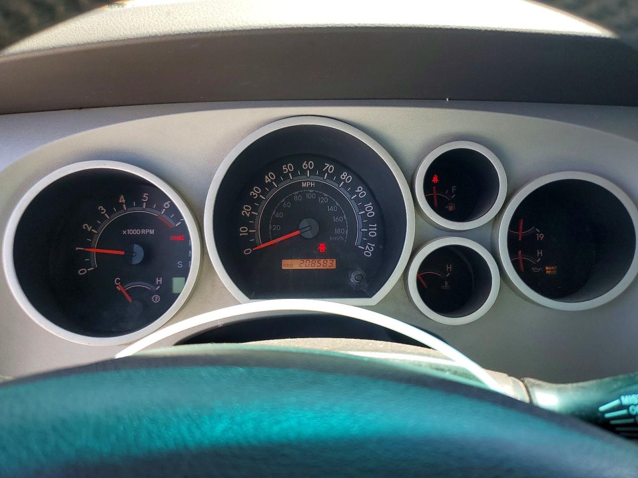 2007 Toyota Tundra Sr5 Tan vin: 5TFBV54167X018014