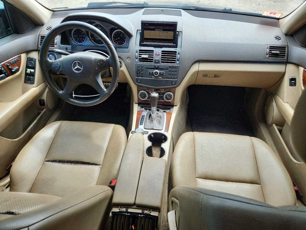 2010 Mercedes-benz C 300 4matic Blue vin: WDDGF8BB9AF475130