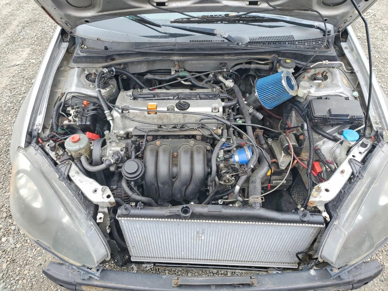 2004 Acura Rsx Silver vin: JH4DC538X4S006663