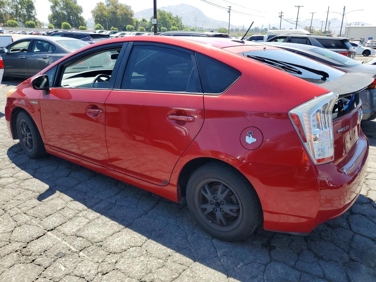 2010 Toyota Prius Iii Red vin: JTDKN3DU2A0170080