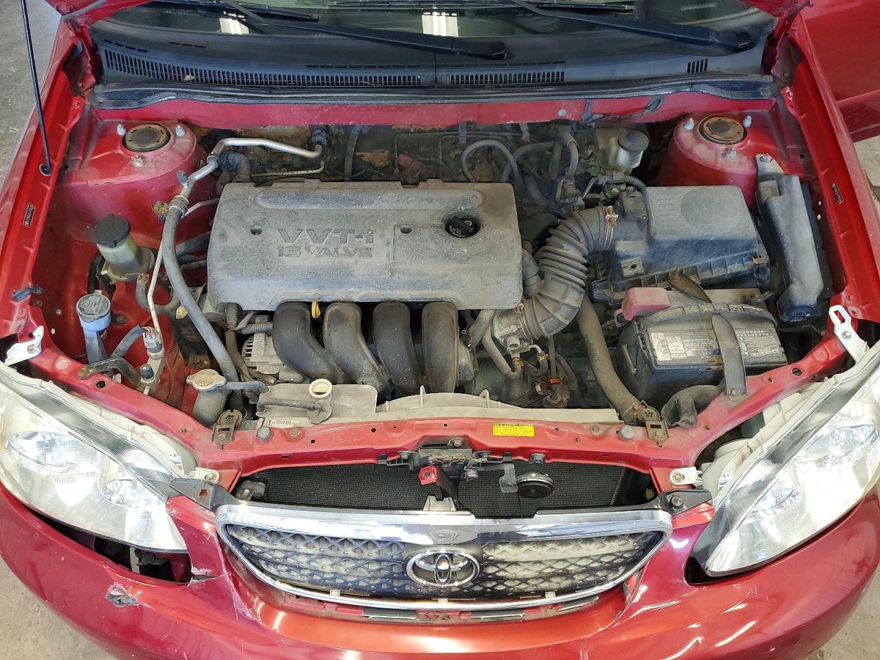 2007 Toyota Corolla Le Red vin: 2T1BR32E47C853946