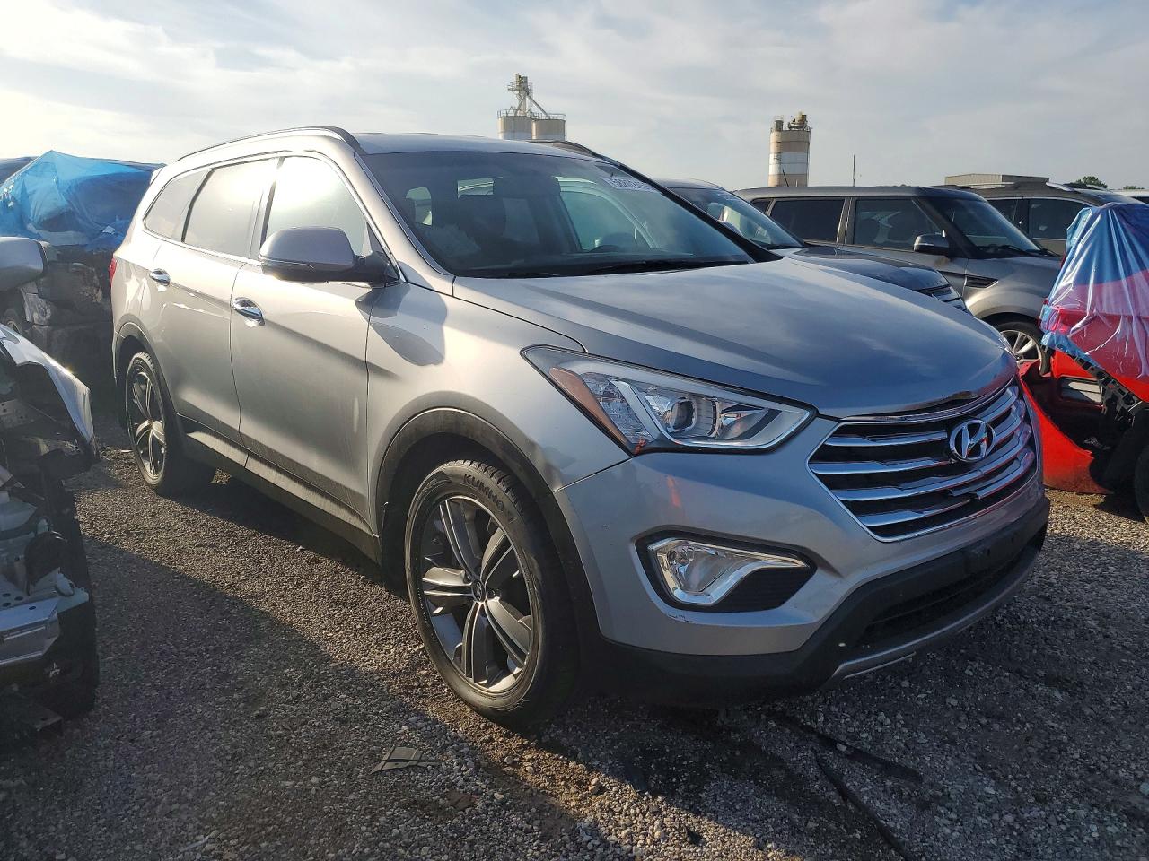 2014 Hyundai Santa Fe Gls Серый vin: KM8SNDHF2EU076213