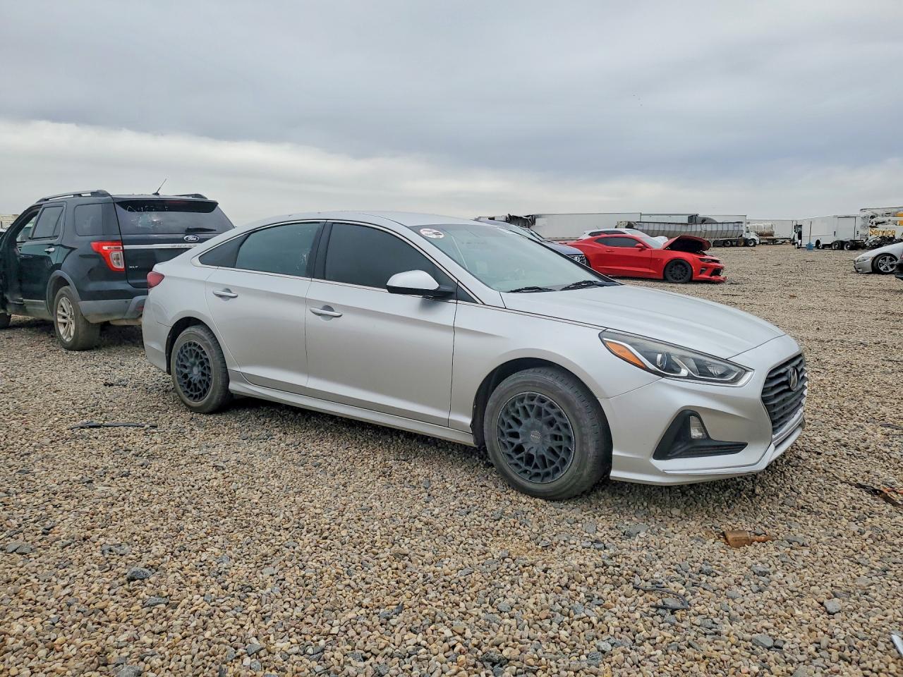 2019 Hyundai Sonata Se Silver vin: 5NPE24AF1KH733688