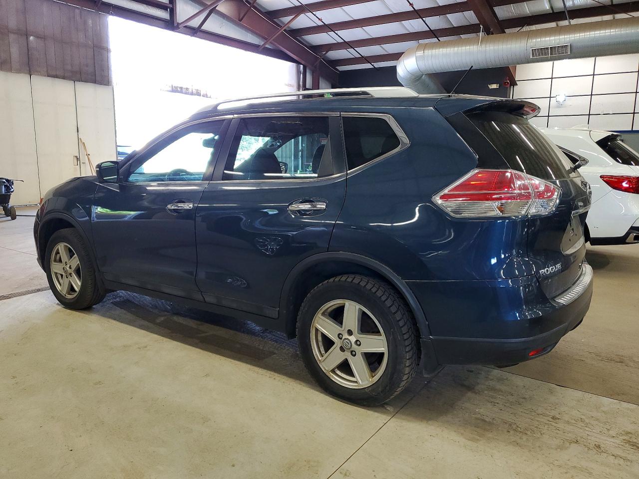 2015 Nissan Rogue Sl Blue vin: 5N1AT2MV3FC789650