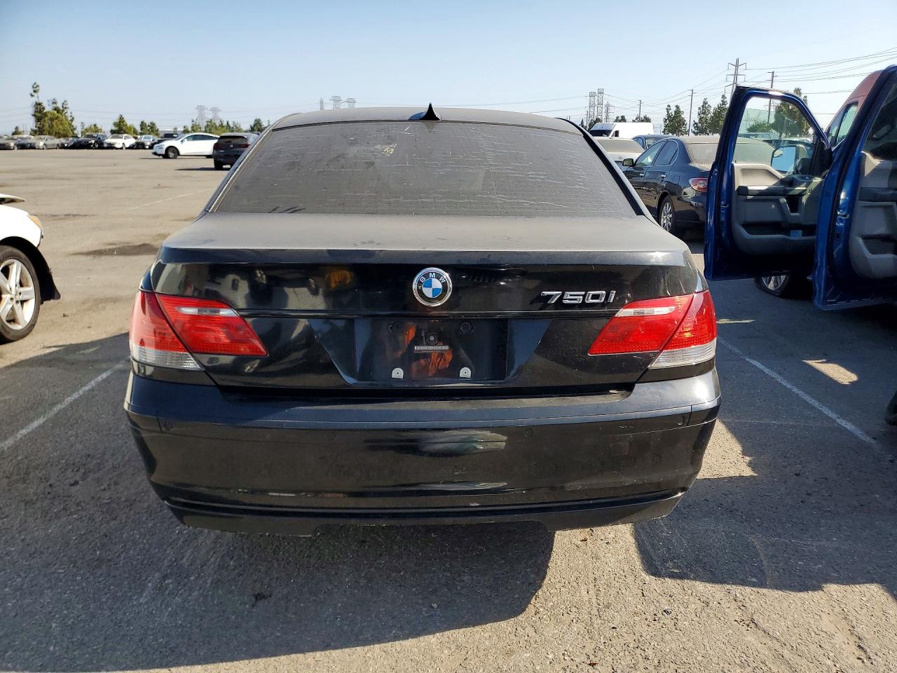 2007 Bmw 750 I Black vin: WBAHL83547DT09339