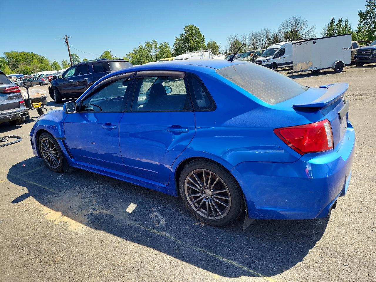 2011 Subaru Impreza Wrx Синий vin: JF1GV7E67BG514479