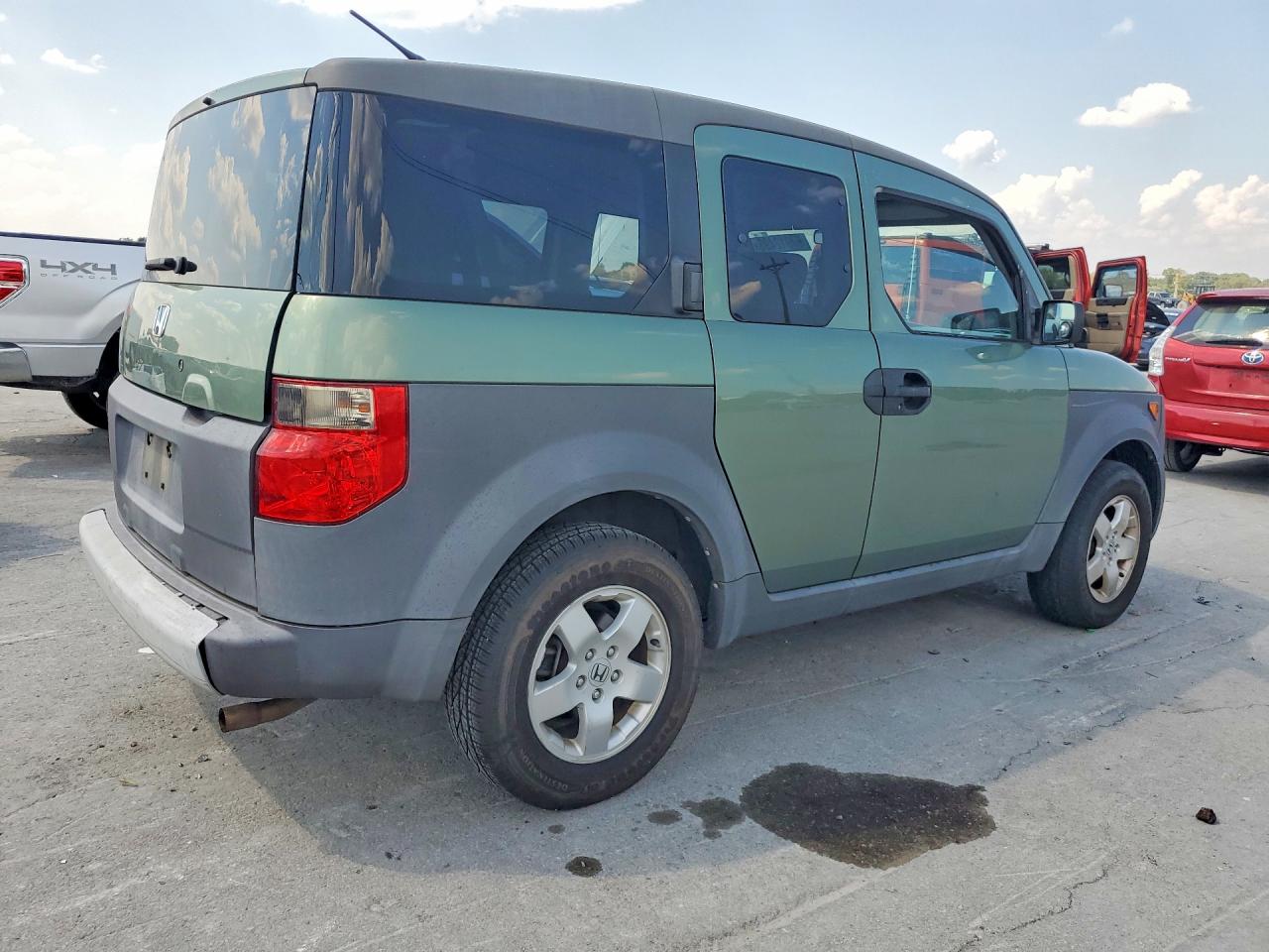 2003 Honda Element Ex Green vin: 5J6YH28523L029715