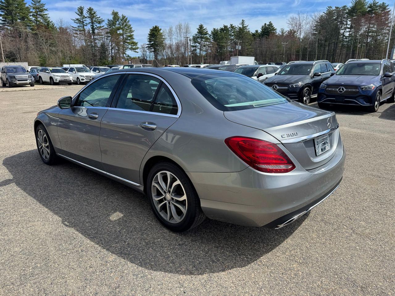2015 Mercedes-benz C 300 4matic Gray vin: 55SWF4KBXFU006816