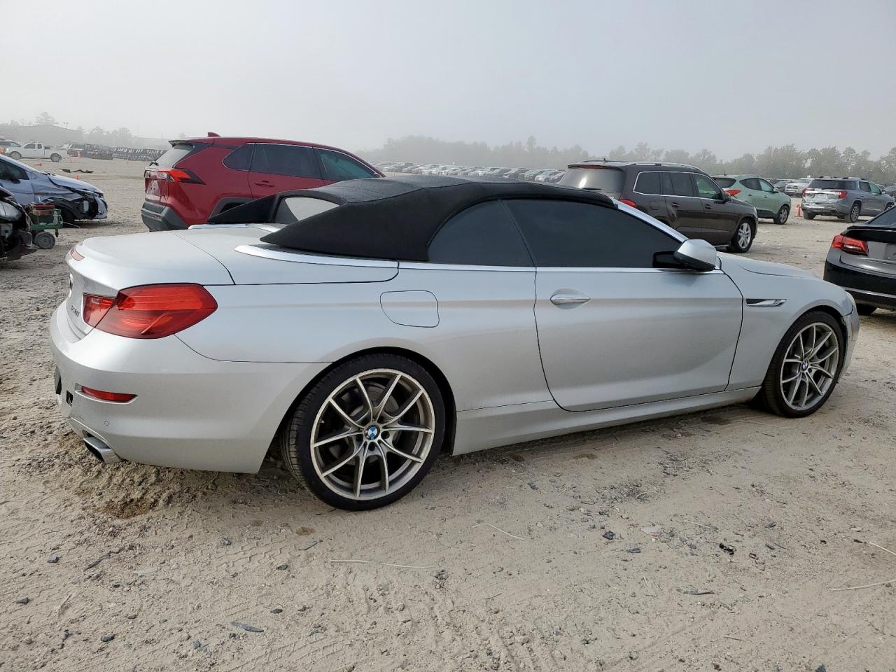 2012 Bmw 650 I Silver vin: WBALZ3C50CC397608