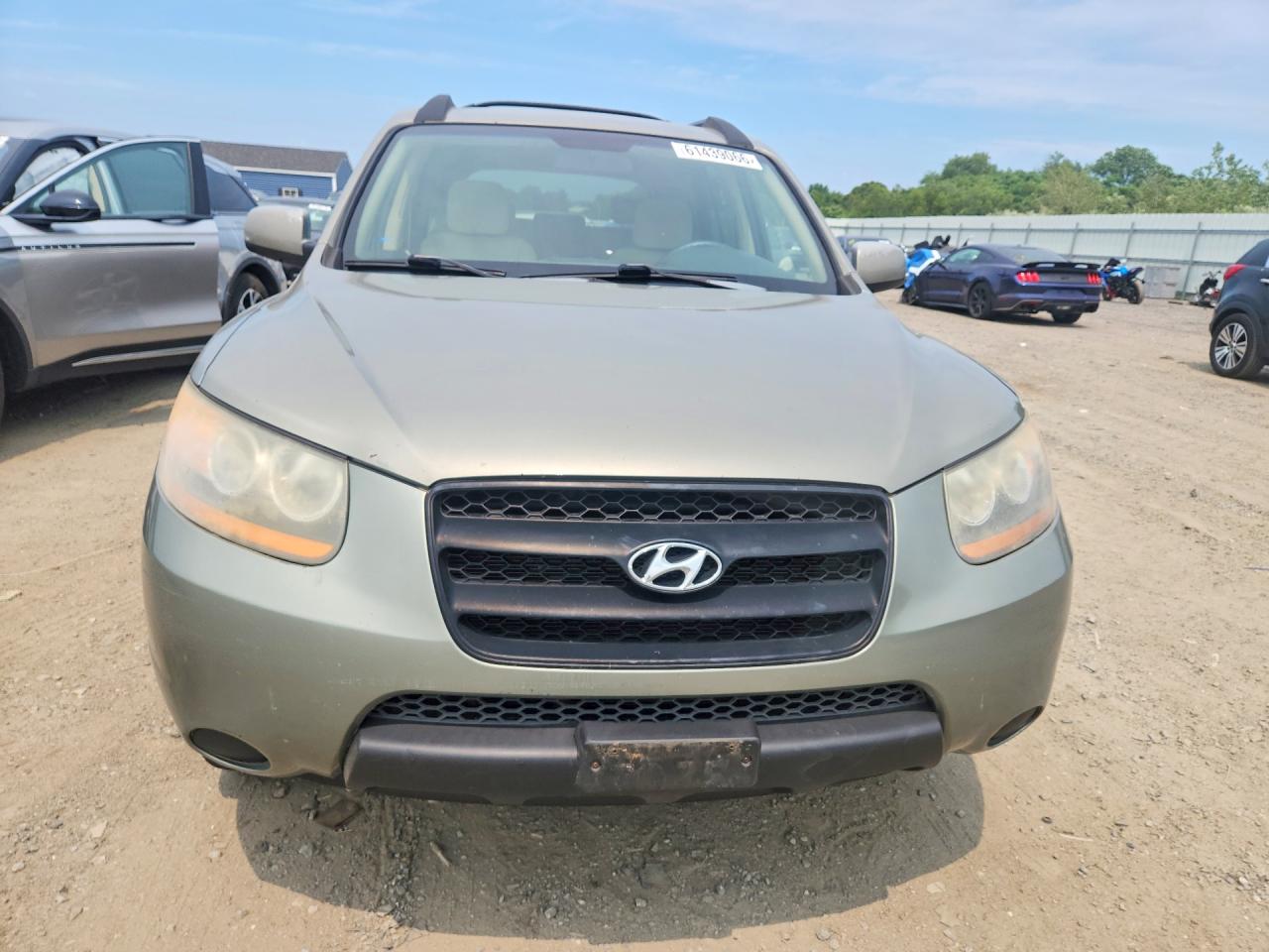 2008 Hyundai Santa Fe Gls Green vin: 5NMSG13D38H175055