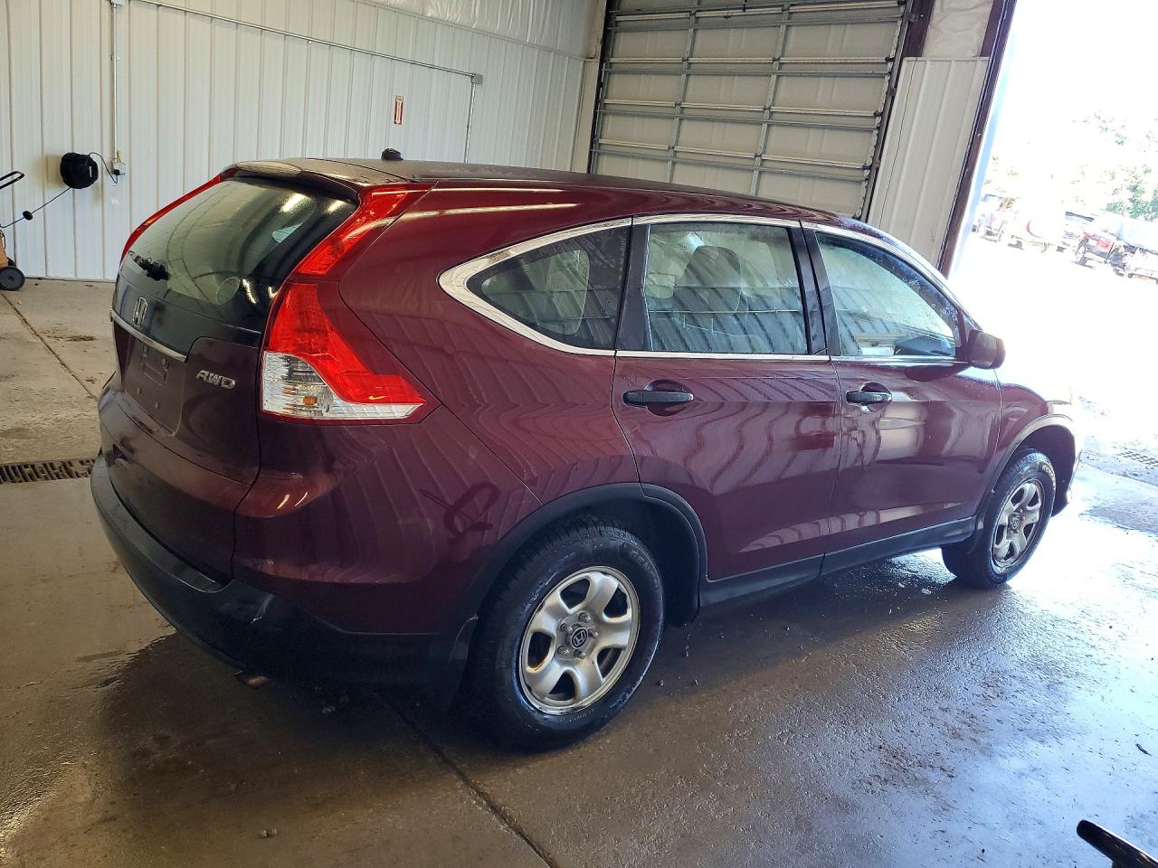 2012 Honda Cr-v Lx Maroon vin: 5J6RM4H31CL060660