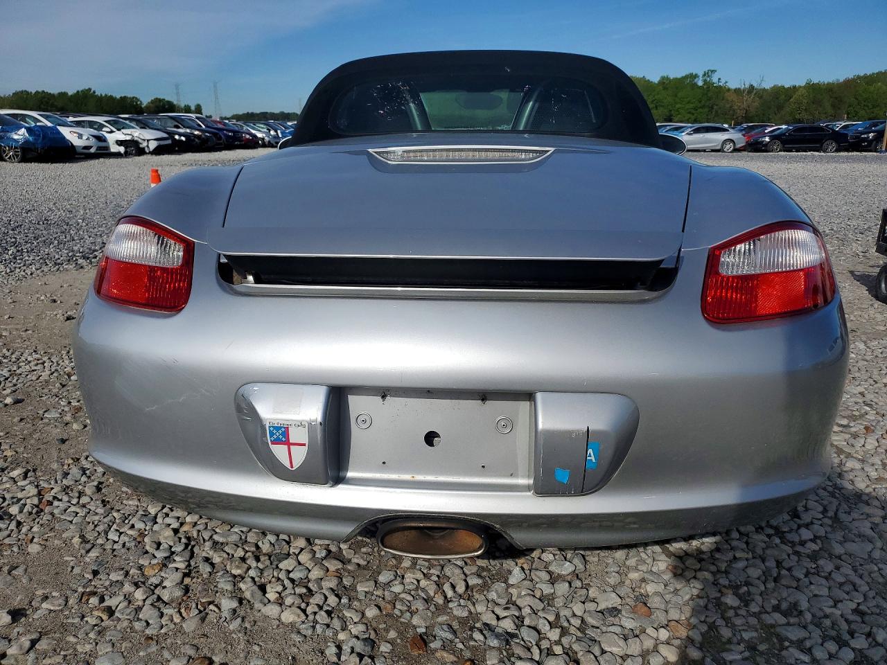 2006 Porsche Boxster Silver vin: WP0CA29896U712944