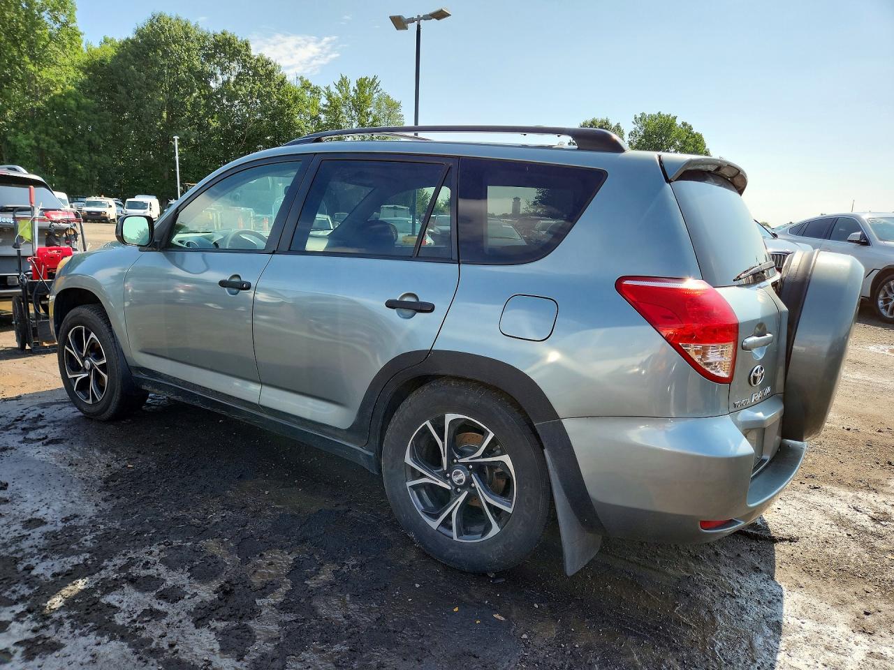 2008 Toyota Rav4 Base Gray vin: JTMBK33V886036944