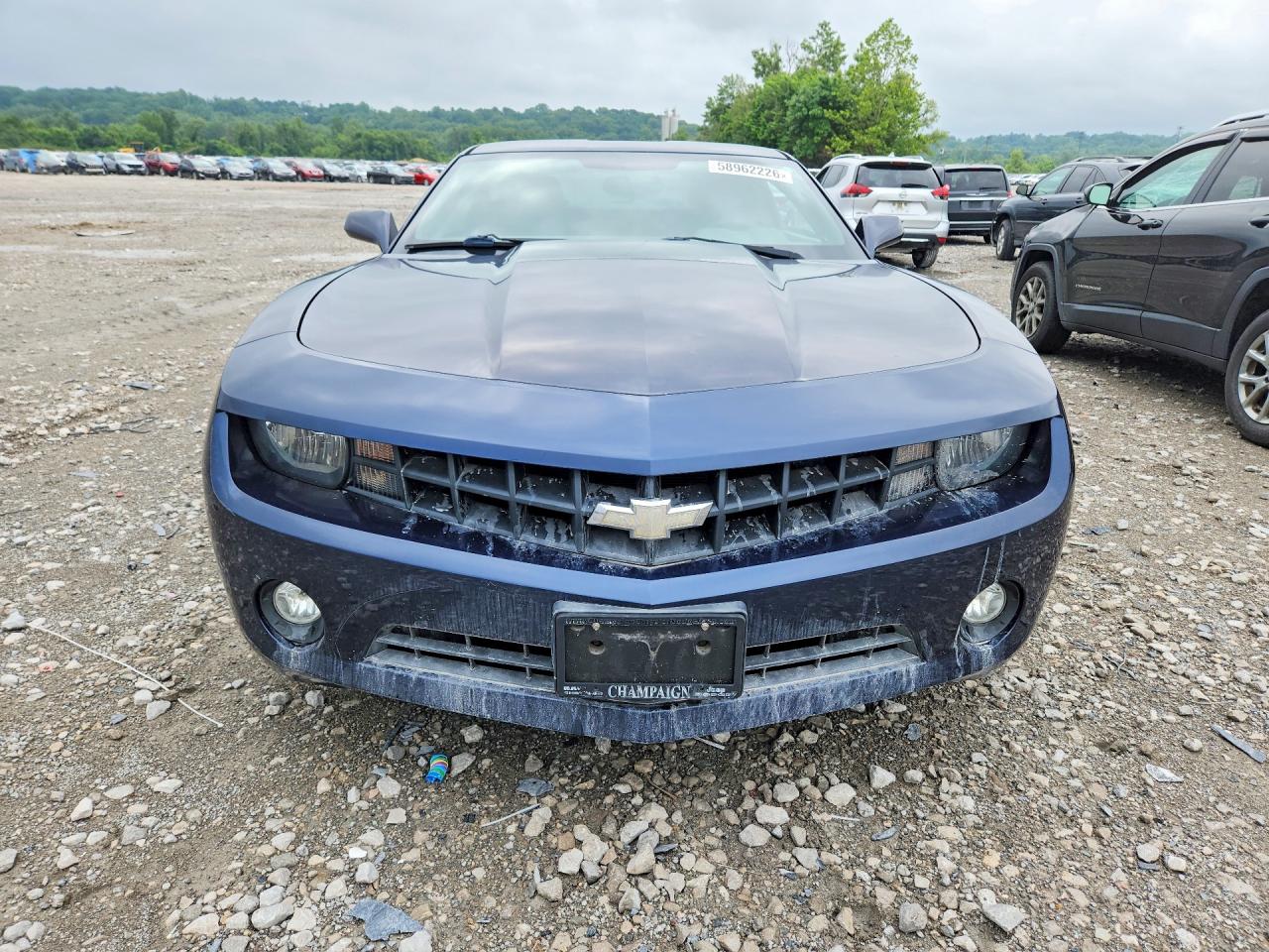 2012 Chevrolet Camaro Lt Blue vin: 2G1FB1E38C9132410