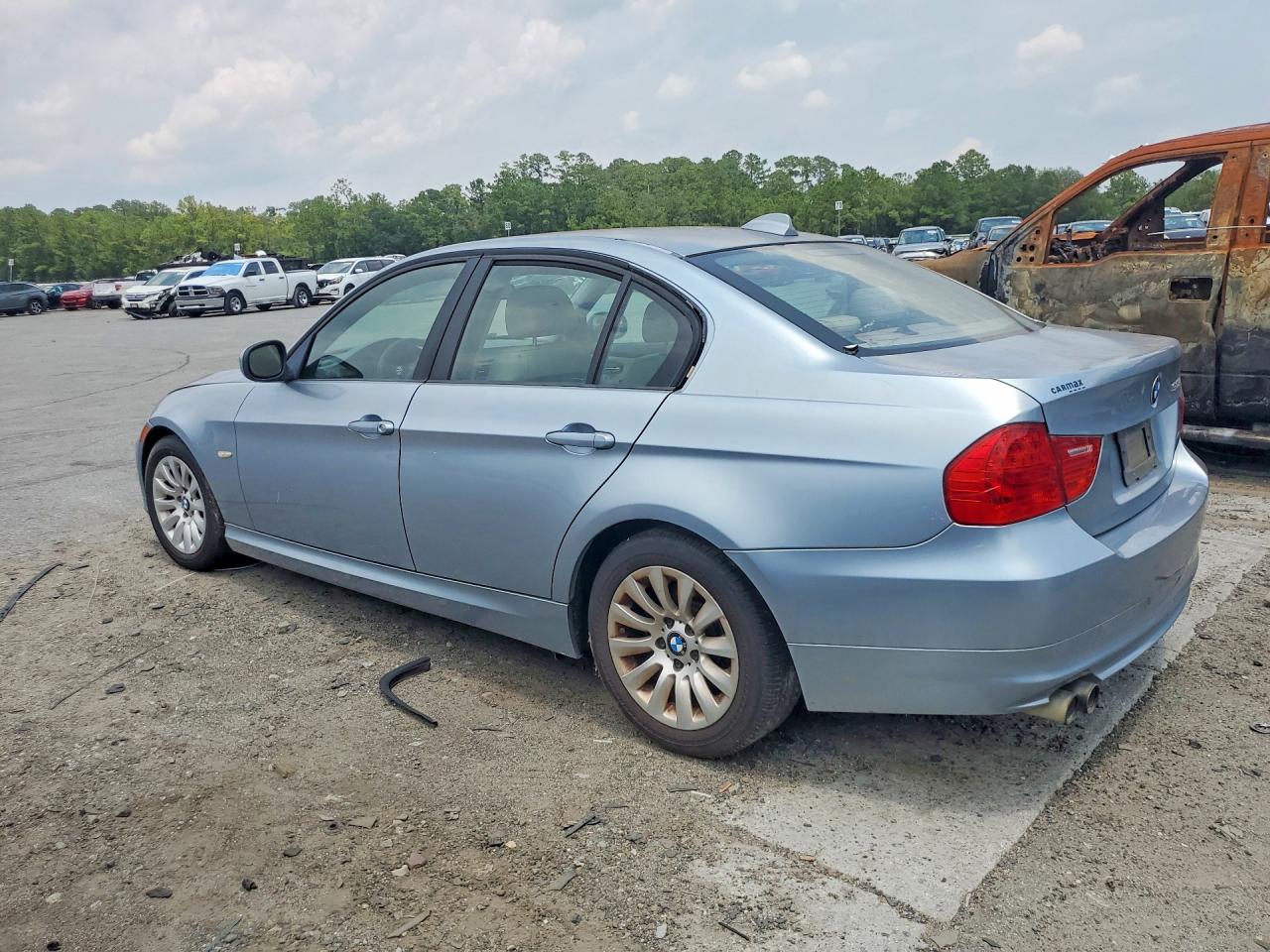 2009 Bmw 328 I Blue vin: WBAPH77559NM46305