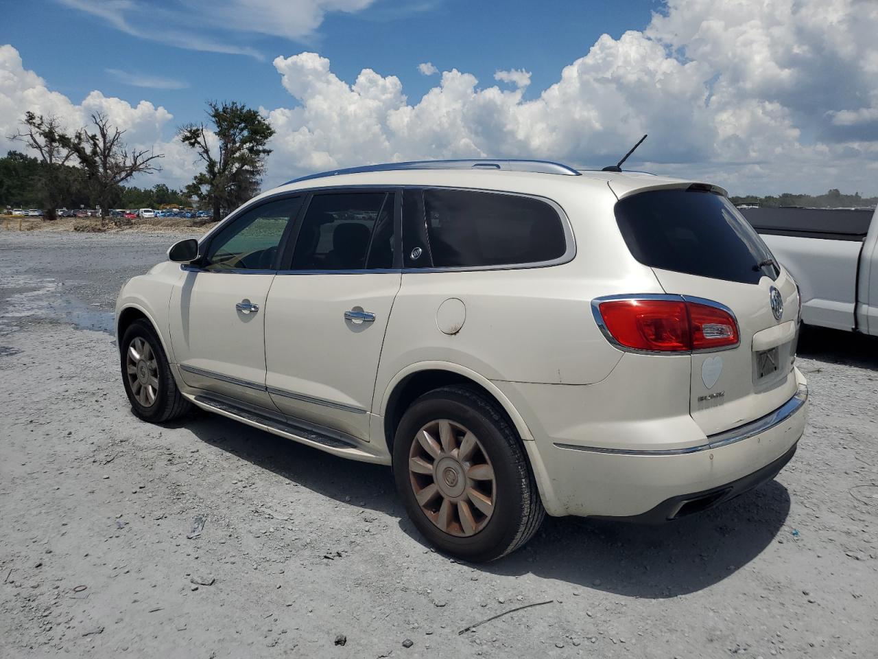 2013 Buick Enclave Белый vin: 5GAKRDKD7DJ113497