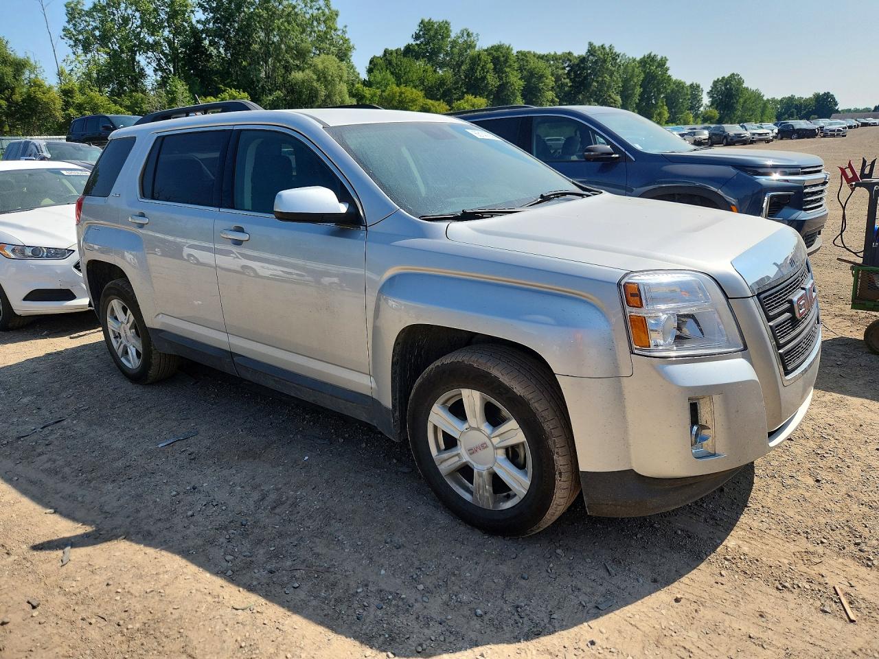 2014 Gmc Terrain Sle Silver vin: 2GKALREKXE6270320