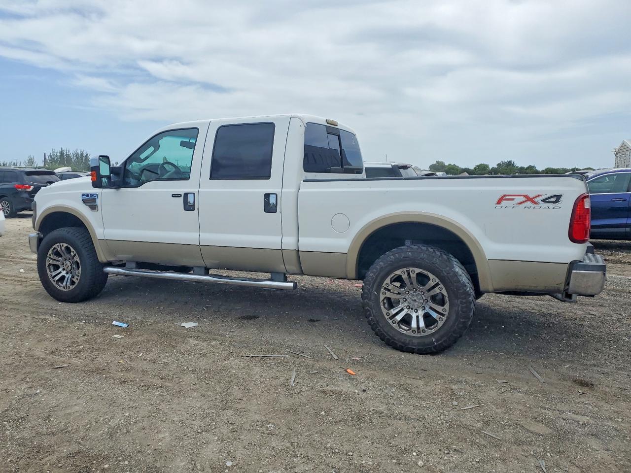 2008 Ford F250 Super Duty White vin: 1FTSW21R08EC64561