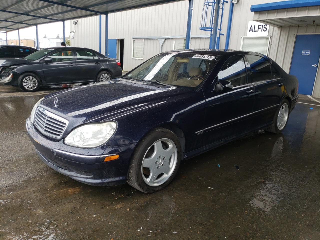 2001 Mercedes-benz S 600 Blue vin: WDBNG78J61A190162